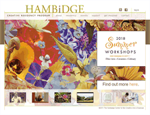 Tablet Screenshot of hambidge.org